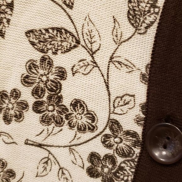 CJ Banks mid Sleeve button front sweater Pre Owned - Picture 6 of 7